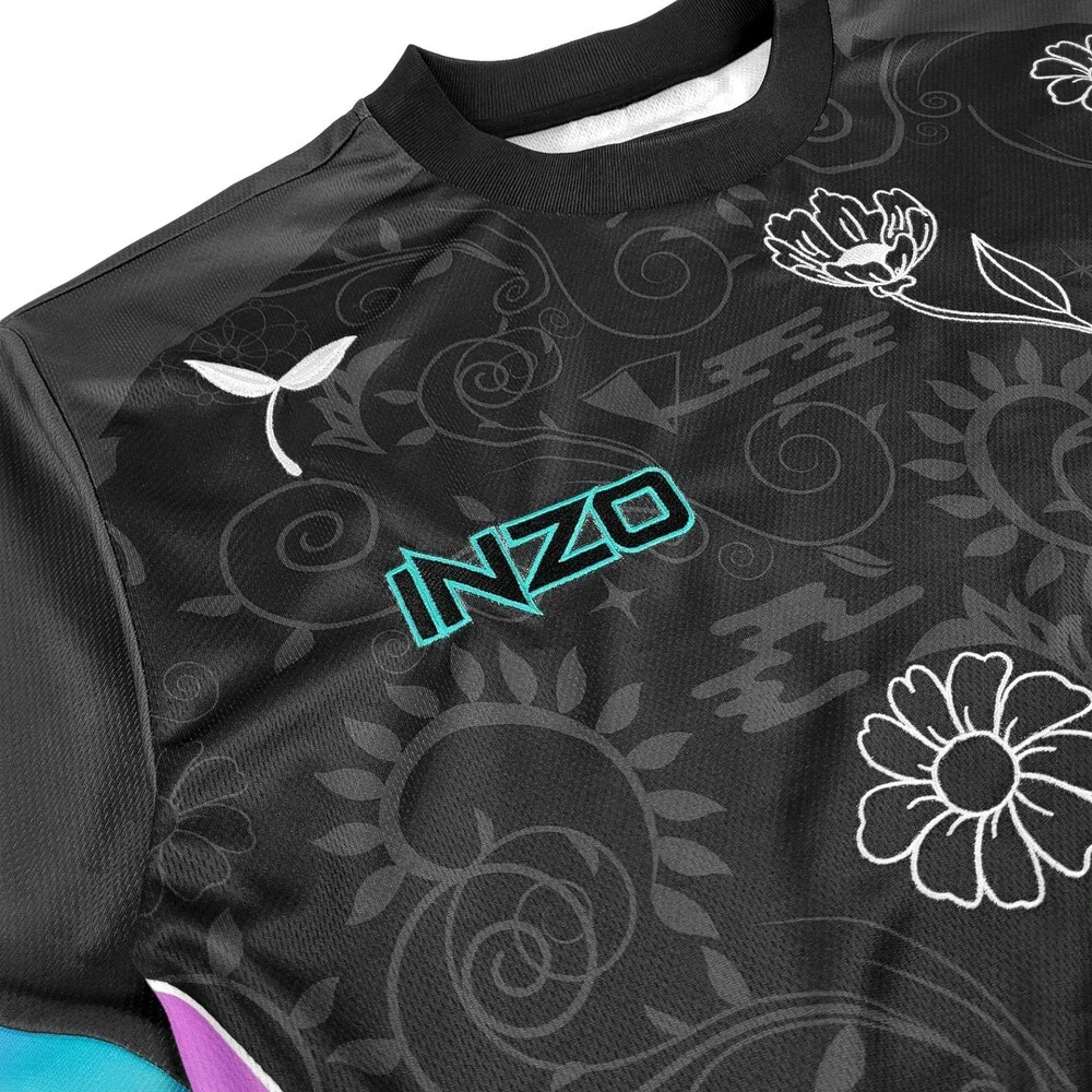 InzoFloral Nebula Soccer Jersey Soccer jersey EDM rave Size XXXL 3XL XXXlarge